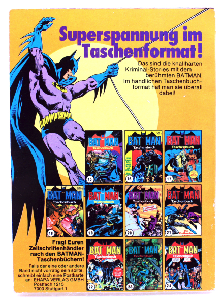 DC Comics Batman Comic Taschenbuch Nr. 25 (1984) von Ehapa